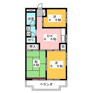 篠ハイツ【2階】の間取り