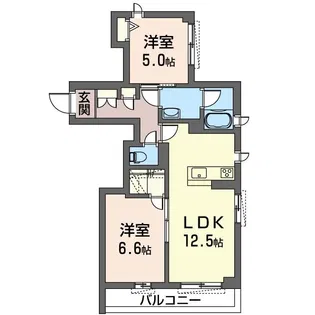 セルフォート【2階】の間取り