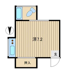 東京都東久留米市幸町4【アパート】の間取り