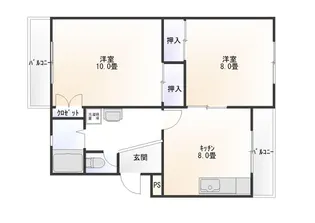 クリーンハイム【2階】の間取り