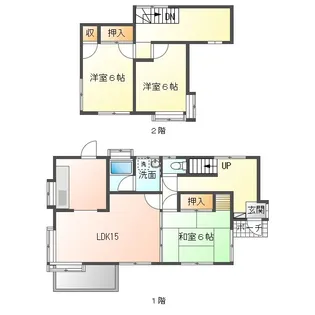 長崎県諫早市多良見町化屋【一戸建】の間取り