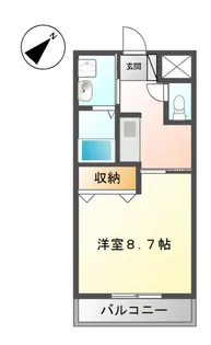 ネストかちどき橋【2階】の間取り