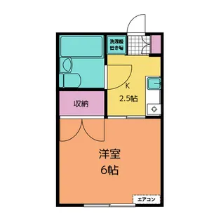 プレジールK【1階】の間取り