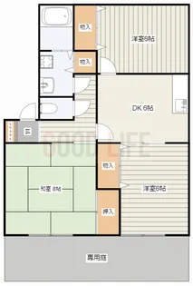 兵庫県高砂市神爪5【アパート】の間取り