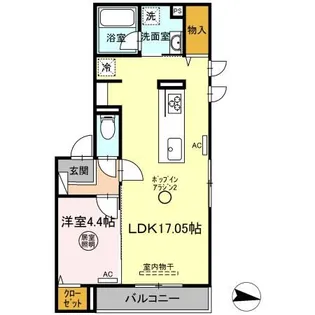 Grazio B棟【2階】の間取り