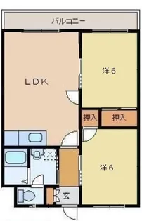 丸円第3ビル【2階】の間取り