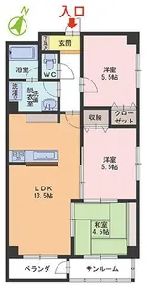アヴァンティ【1階】の間取り
