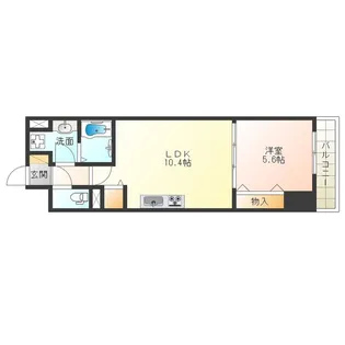 サンセール海老江【8階】の間取り