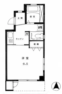 サンハイツ【1階】の間取り