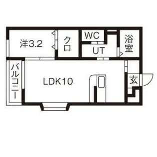 プレステージ小原田B【2階】の間取り