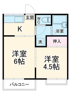 ヴィラコート第1【2階】の間取り
