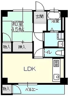 福知ビル【4階】の間取り