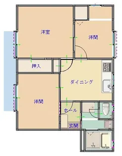 ピュアK【1階】の間取り