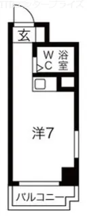 朝日プラザ浜松【6階】の間取り