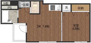 東武ハイライン戸越銀座【6階】の間取り