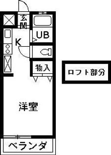 ハーバードハイツ【2階】の間取り