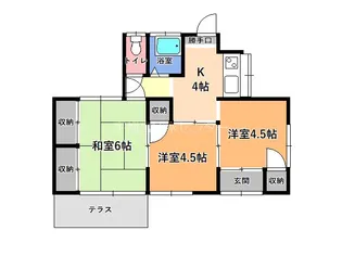 栃木県宇都宮市宝木本町【一戸建】の間取り