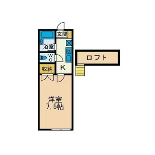フラットII【2階】の間取り