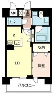 Verdure江坂広芝町【8階】の間取り