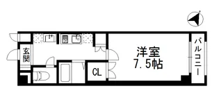 ララソル芦屋【4階】の間取り