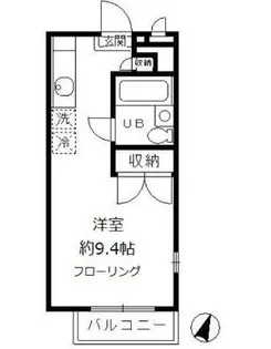 フラット・ケント【2階】の間取り