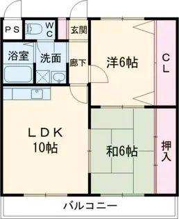 大阪府大東市扇町【マンション】の間取り