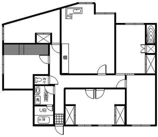 サンバーストビル【2階】の間取り