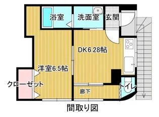 由宇建材ビル【2階】の間取り