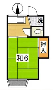 恒栄コーポ【2階】の間取り