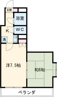 ロイヤルマンション磐田【2階】の間取り
