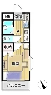 メゾンドブランシュ【2階】の間取り