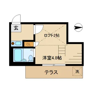 東京都中野区本町1【アパート】の間取り