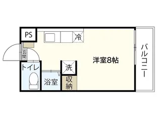 ダリアビル【4階】の間取り