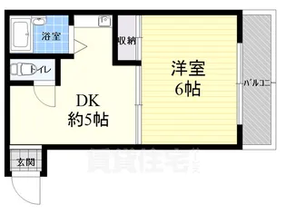 FLAT34茨木【3階】の間取り