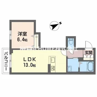 ヴィーエ【3階】の間取り