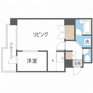 エスパシオ琴似【9階】の間取り