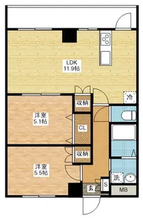 Zeal Nagasaki【4階】の間取り