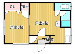 シルクタウン七日市【1階】の間取り