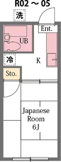 埼玉県東松山市大字岩殿【アパート】の間取り