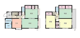 神奈川県相模原市南区古淵5【一戸建】の間取り