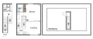 レジデンス勝どきの間取り