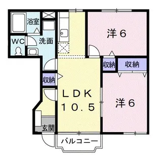 和歌山県日高郡日高町大字高家【アパート】の間取り