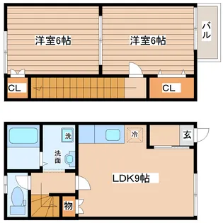 宮城県大崎市古川沢田字筒場【一戸建】の間取り