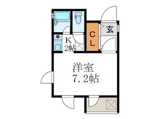 グレ-スコ-ト【2階】の間取り