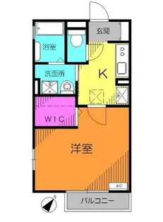 コーポさつき【1階】の間取り