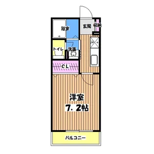 ティアナ【2階】の間取り