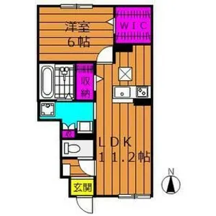 カーサ リアン【1階】の間取り