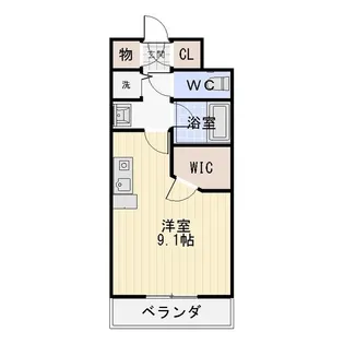 コンフォート大泉【2階】の間取り