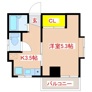 佐多ビル【4階】の間取り