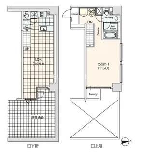 カスタリア芝公園の間取り